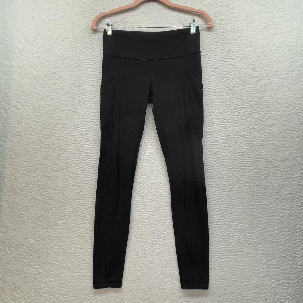 Lululemon All The Right Places Pant Womens 4 Black Leggings Pockets Luxtreme Gym